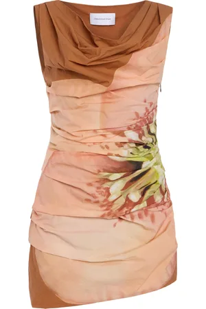 Significant Other Shiloh Draped Cotton Mini Dress, , US 2
