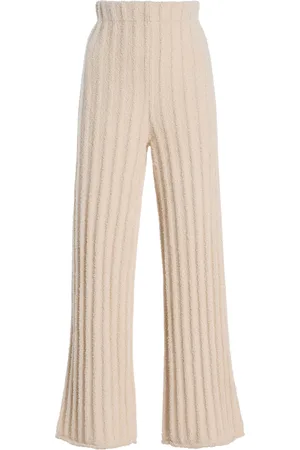 Zulu & Zephyr Textured-Knit Cotton-Blend Pants, , AU 6