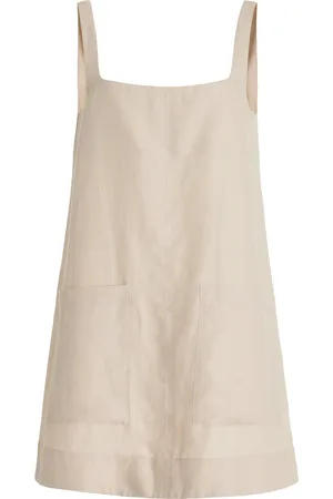 Bondi Born Delphi Organic Linen Mini Dress, , XS