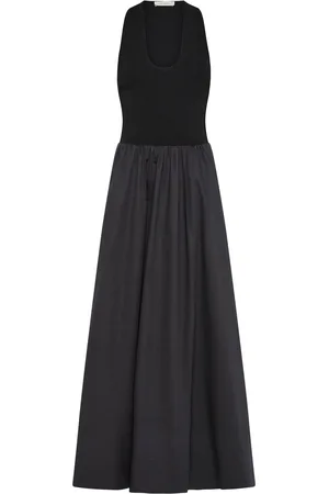 St Agni Plunge Neck Dress, , XS