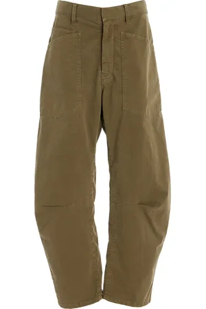NILI LOTAN Shon Mid-Rise Stretch-Cotton Twill Pants, , US 6
