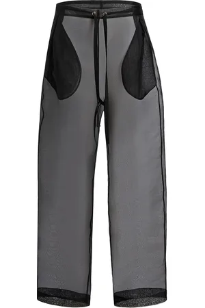 Khaite Trenton Organza Drawstring Pants, , XS