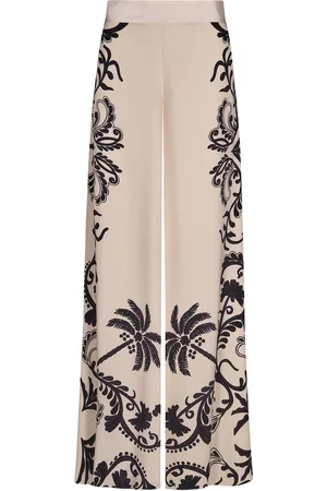 JOHANNA ORTIZ Musical Silk Wide-Leg Pants, , US 0