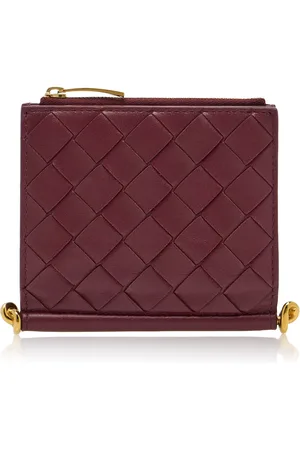 Bottega Veneta Solstice Small Intrecciato Leather Wallet, , OS