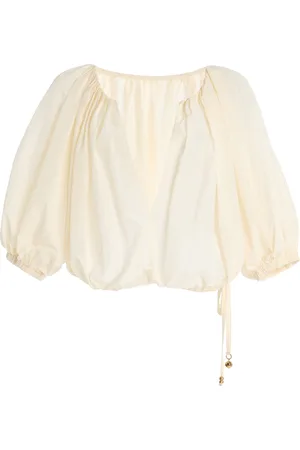 Serafini Gathered Nylon Top, , IT 38