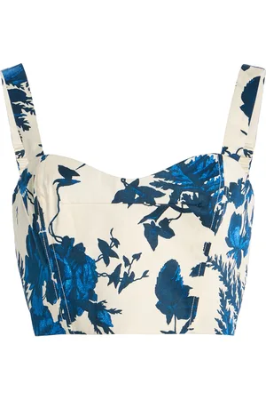 Cara Cara Opal Rosehip-Printed Cotton Top, , US 4