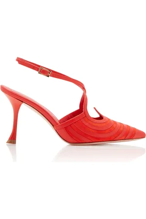 Roger Vivier I Love Vivier Optical Slingback Leather Pumps, , IT 36