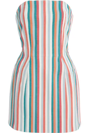 Marrakshi Life Exclusive Riviera Striped Cotton Mini Dress, , L