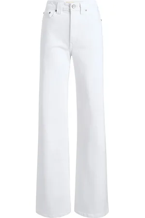 Khaite Dane Stretch High-Rise Wide-Leg Jeans, , 23