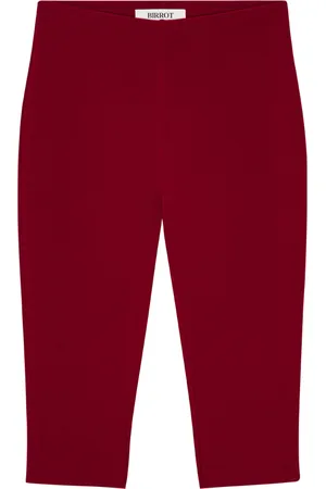 Birrot Bonded Crepe Capri Pants, , 1