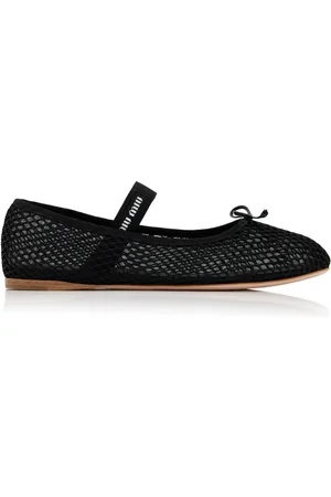 Miu Miu Net Ballet Flats, , IT 36