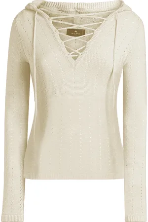 Etro Zipped Knit Cotton-Blend Sweater, , IT 38