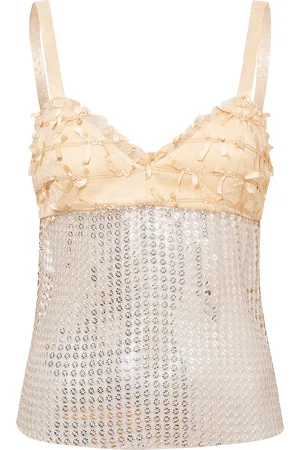 SIEDRES Locean Sequined Tank Top, , EU 34