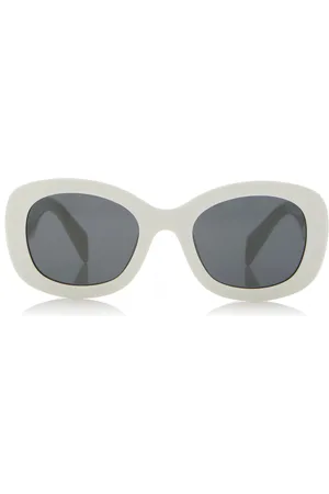 Prada Round-Frame Acetate Sunglasses, , OS