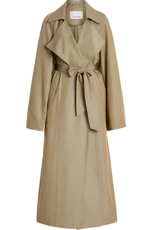 The Frankie Shop Astoria Cutout Trench Coat, , XXXS/XXS