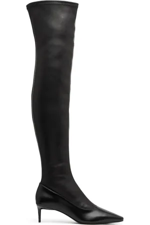St Agni Sock Leather High Boots, , IT 39