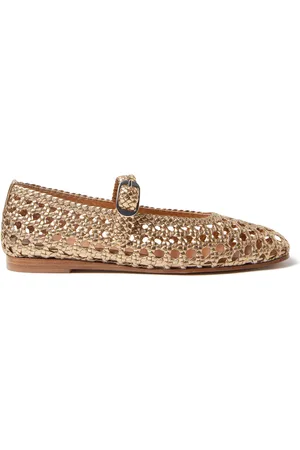 Le Monde Beryl Woven Leather Mary Jane Flats, , IT 41