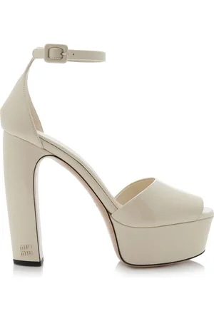 Miu Miu Patent Leather Platform Sandals, , IT 36.5