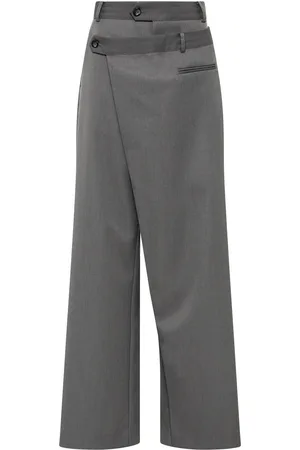 St Agni Deconstructed Waist Wool-Blend Pants, , M
