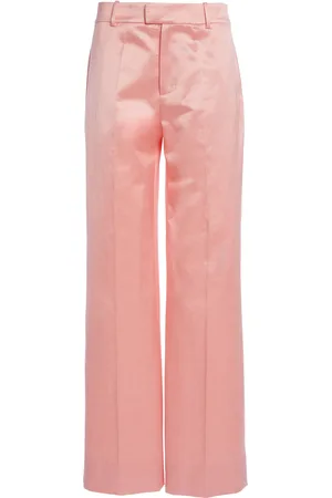 DEL CORE Low-Rise Cotton-Blend Wide-Leg Pants, , IT 38