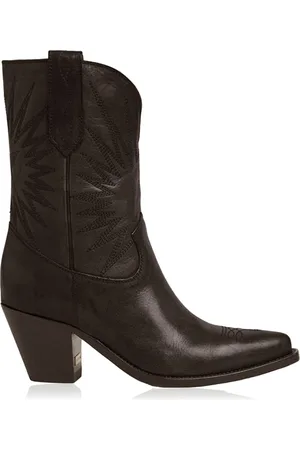 Golden Goose 70 Wish Star Leather Western Boots, , IT 37