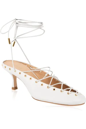 Chloé Ghilies Lace-Up Leather Mules, , IT 36