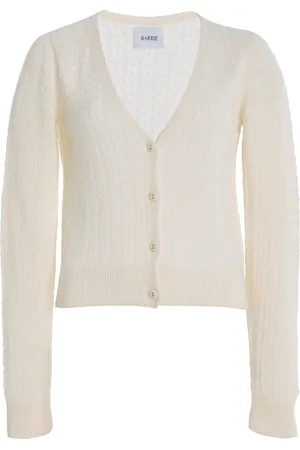 Barrie Pointelle-Knit Cashmere Cardigan, , XS