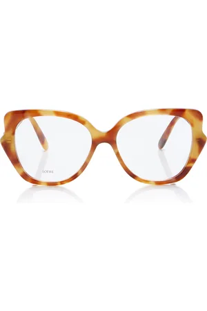Loewe Oversized Cat-Eye Acetate Glasses, , OS