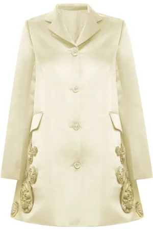 Anna October Marie Antoinette Embroidered Satin Jacket, , XS