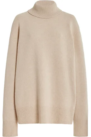 The Row Stepny Oversized Wool-Cashmere Turtleneck Sweater, , XS