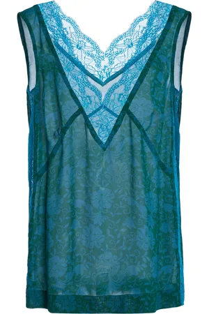DRIES VAN NOTEN Ciesta Printed Georgette Top, , FR 40