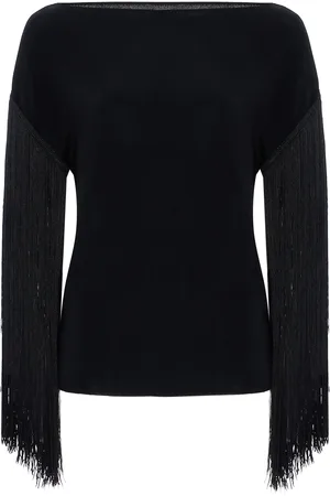 Altuzarra May Fringed Knit Top, , L