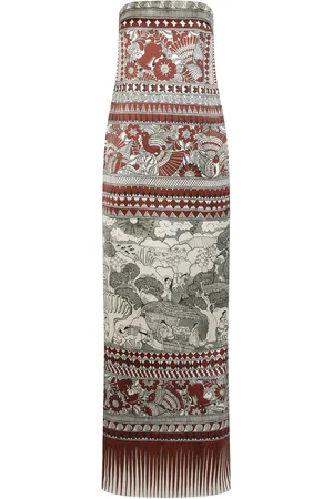 Heirlome Rodrigo Printed Silk Maxi Dress, , US 6