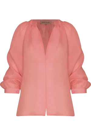 Andres Otalora Discretos Linen Top, , US 0