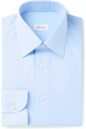 BRIONI Light- Cotton-Poplin Shirt