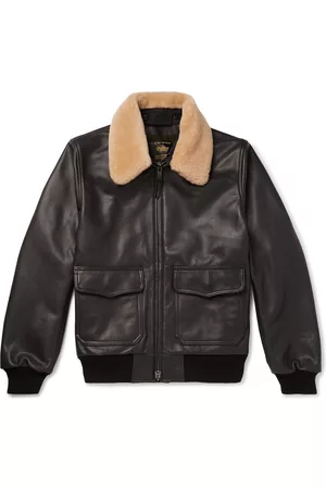 Golden Bear The Carter Shearling Bomber Jacket