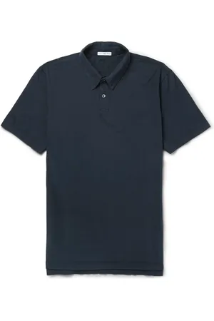 James Perse Supima Cotton-Jersey Polo Shirt