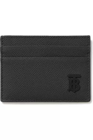 Men's Grainy Leather TB Money Clip Wallet, BURBERRY