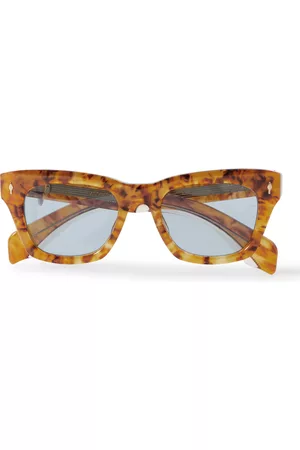 JACQUES MARIE MAGE Dealan Vintage Square-Frame Acetate Sunglasses