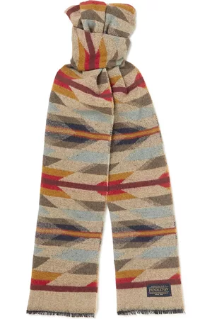 Pendleton Jacquard-Knit Wool Scarf