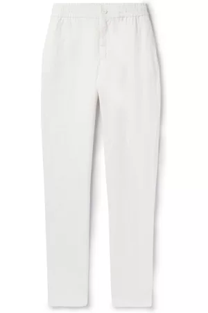 Orlebar Brown Cornell Straight-Leg Washed Linen Trousers