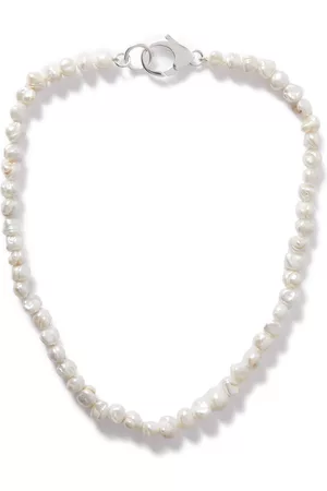 Pearl necklaces - silver - men - 19 products | FASHIOLA.in