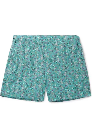 Loro Piana Mid-Length Printed Cotton Swim Shorts