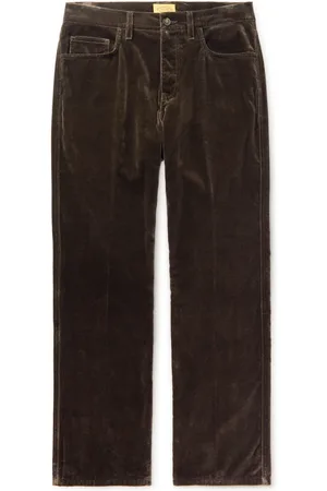 WINCH2 - Cotton velvet trousers - naturale – Massimo Alba