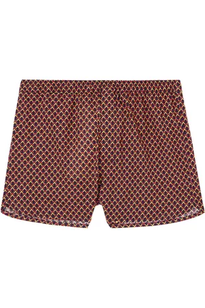 Louis Vuitton Men's Checkered Silk Monogram Boxer Shorts