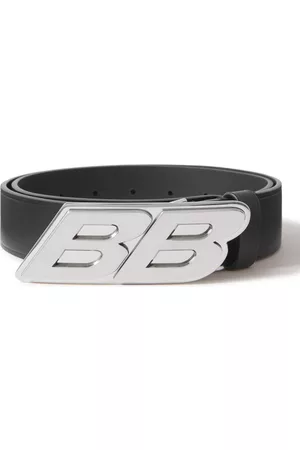 Balenciaga 3.5cm Logo-Embellished Leather Belt
