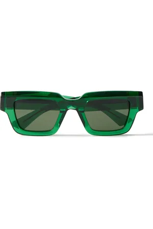 Bottega Veneta Rectangular-Frame Acetate Sunglasses