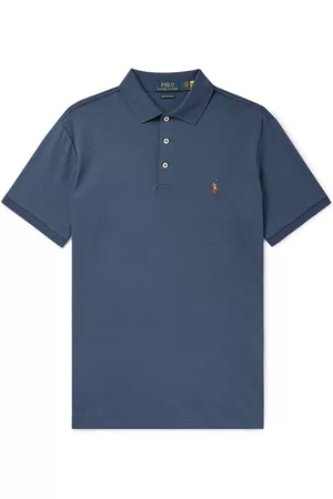 Slim-Fit Logo-Embroidered Pima Cotton Polo Shirt