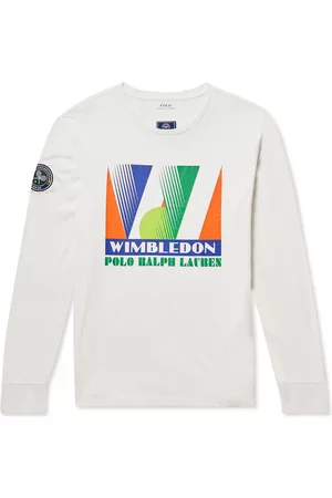 Wimbledon Logo-Embroidered Appliquéd Cotton-Blend Cardigan