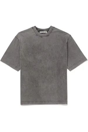 Acne Studios Extorr Logo-Appliquéd Garment-Dyed Cotton-Jersey T-Shirt